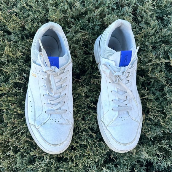 On Cloud The Roger Centre Court Leather Sneakers Men's Size 11 White Shoes - Picture 4 of 14